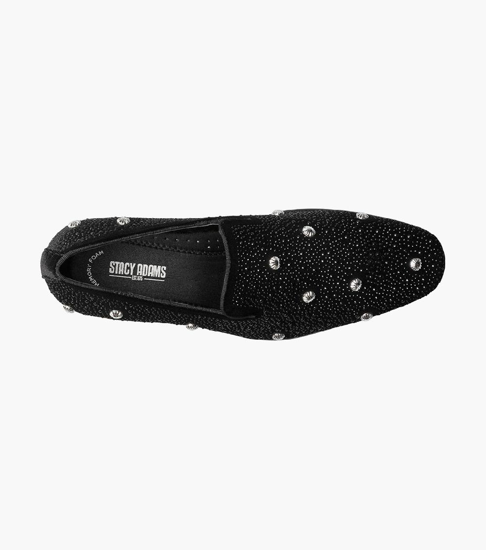 Stacy Adams Spangle Rhinestone Slip On Clearance Men’s Shoes