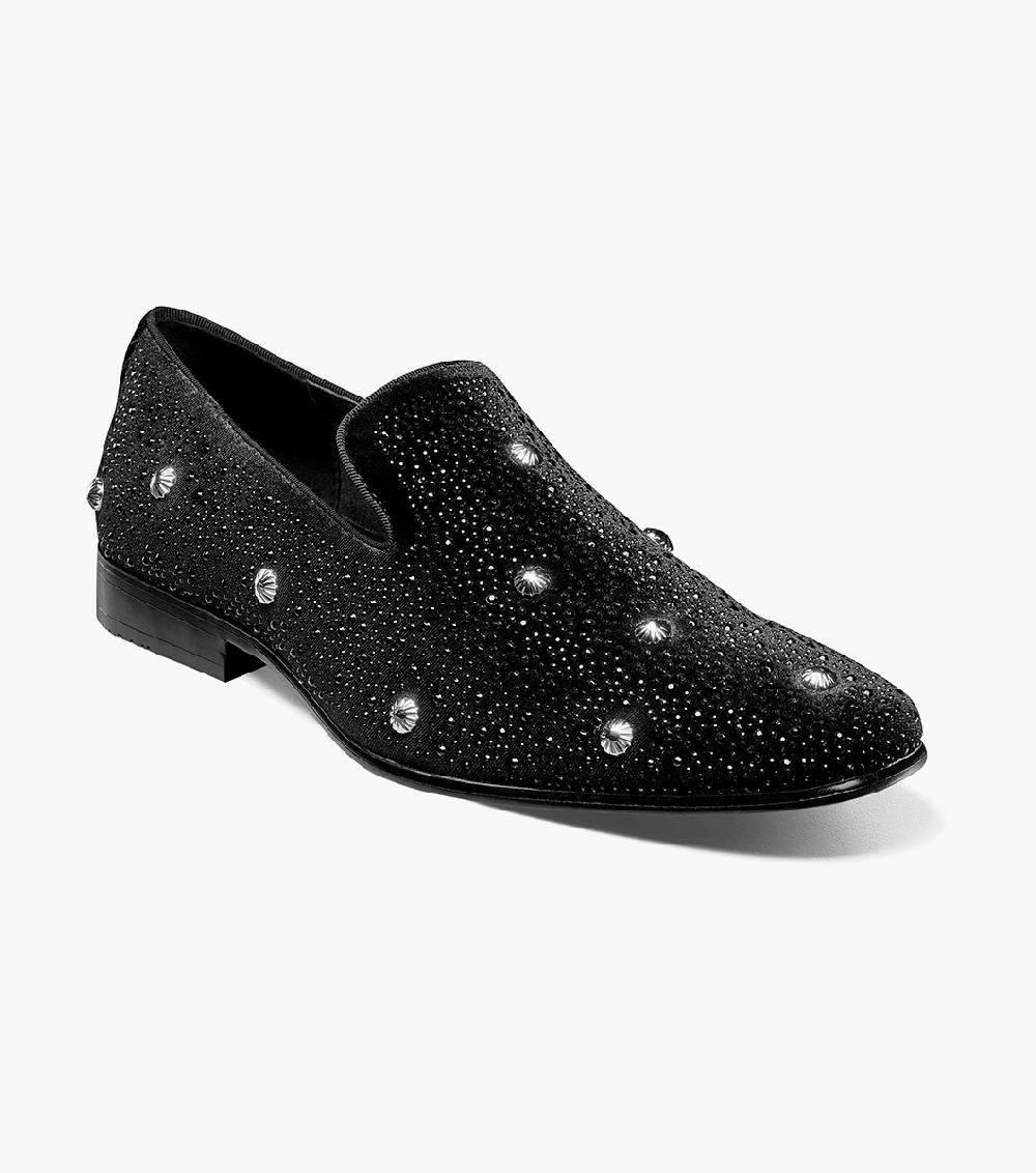 stacy adams Spangle Rhinestone Slip On Clearance Men’s Shoes
