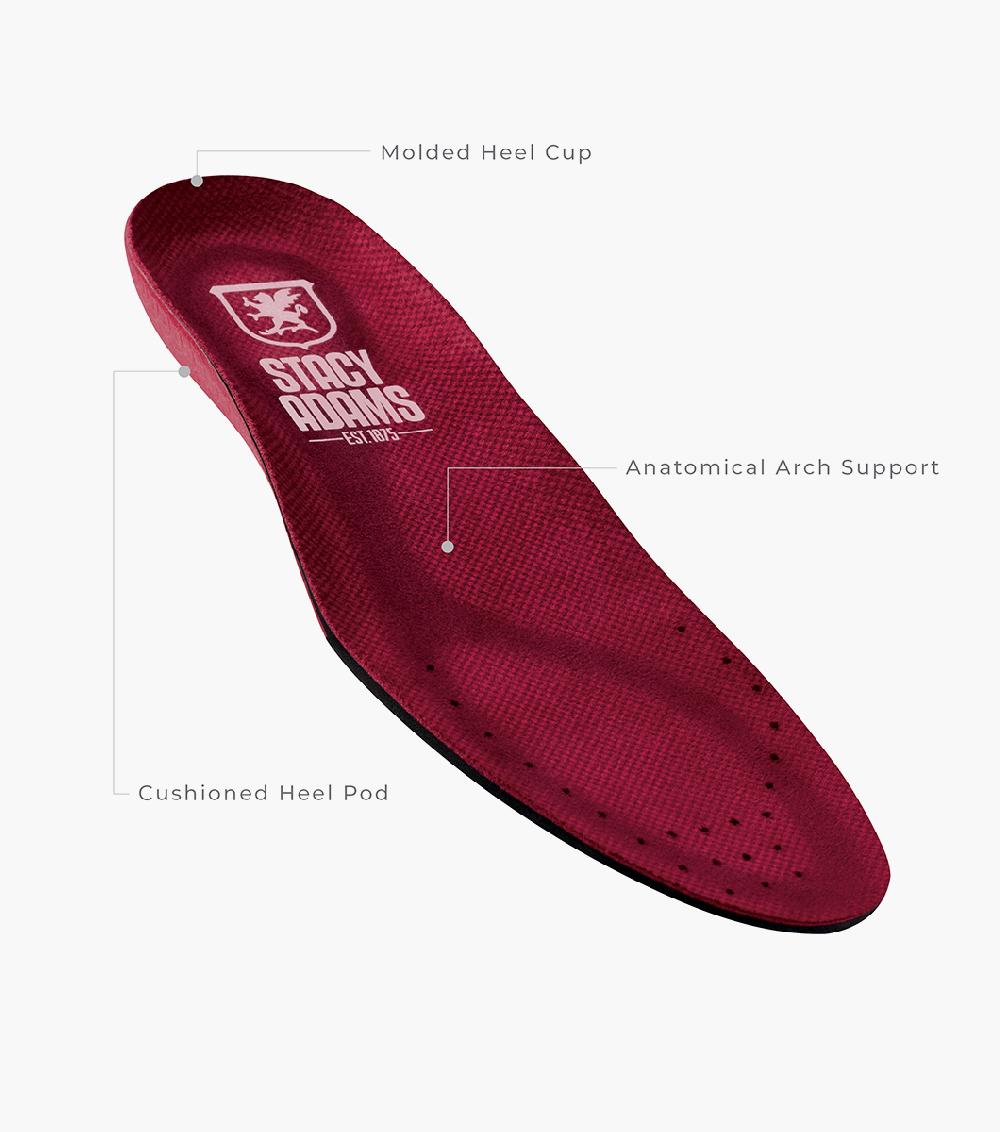 Stacy Adams Spyre Plain Toe Elastic Lace Up Clearance Men’s Shoes