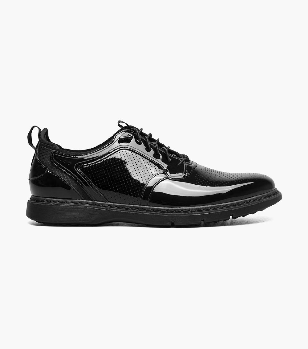 Stacy Adams Spyre Plain Toe Elastic Lace Up Clearance Men’s Shoes