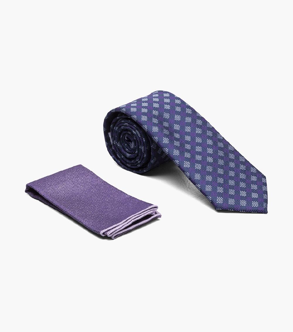 stacy adams Alan Skinny Tie & Hanky Set Men’s Ties
