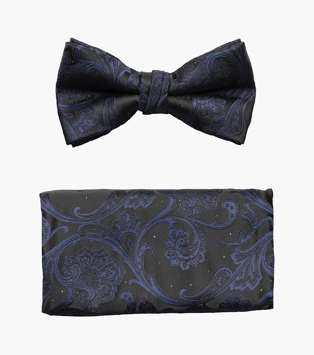 stacy adams Asensio Bow Tie & Hanky Set Men’s Ties