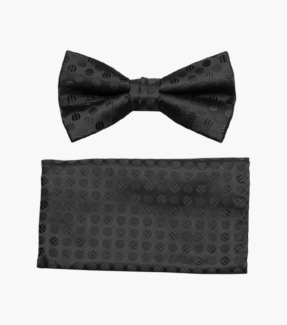 stacy adams Bertram Bow Tie & Hanky Set Men’s Ties