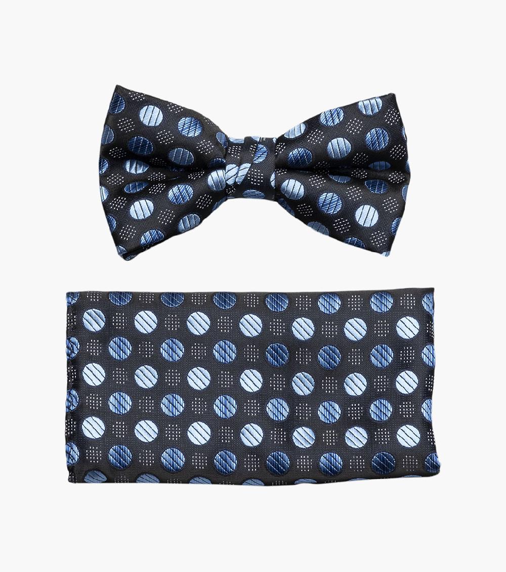 stacy adams Bruno Bow Tie & Hanky Set Men’s Ties