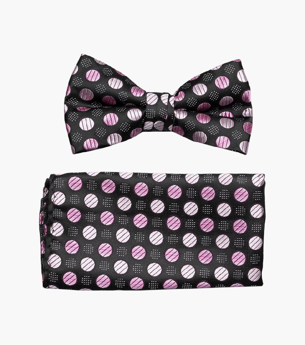 stacy adams Bruno Bow Tie & Hanky Set Men’s Ties