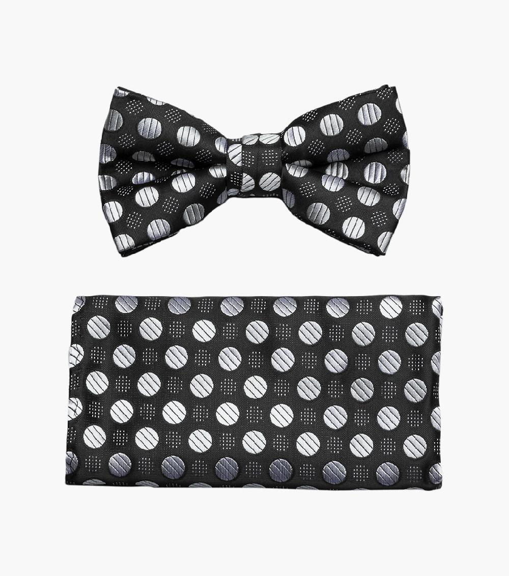 stacy adams Bruno Bow Tie & Hanky Set Men’s Ties
