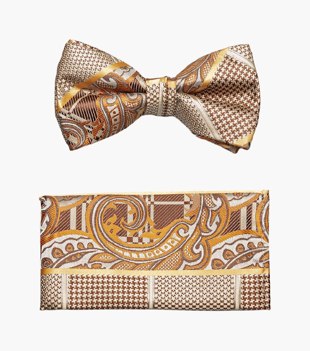 stacy adams Ciro Bow Tie & Hanky Set Men’s Ties