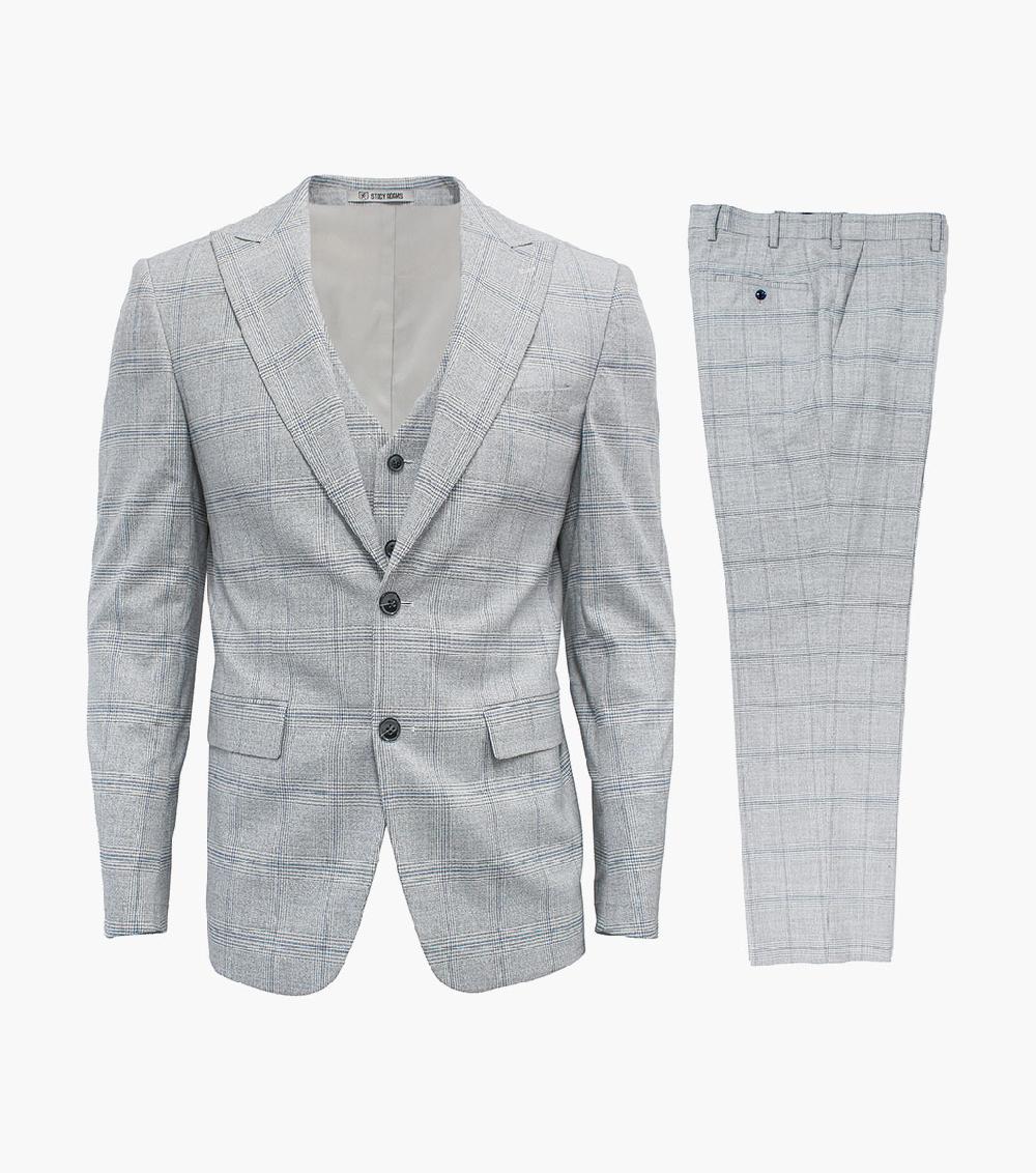 Stacy Adams Cleese 3 Piece Vested Suit Men’s Suits