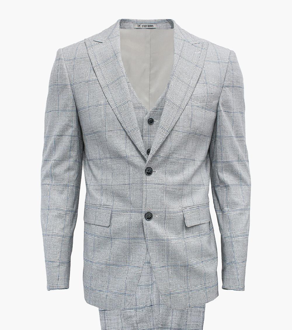 stacy adams Cleese 3 Piece Vested Suit Men’s Suits