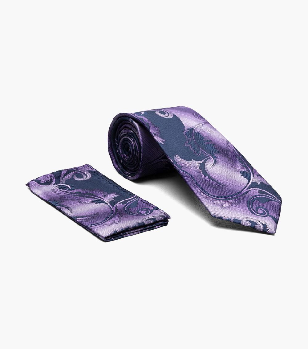 stacy adams David Tie & Hanky Set Men’s Ties