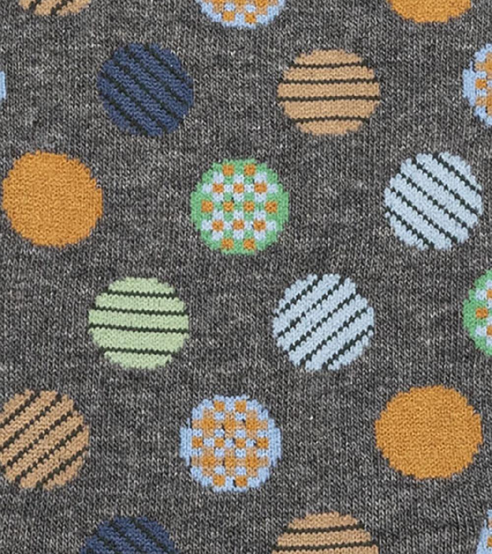 Stacy Adams Dots Men's Crew Dress Sock Men’s Socks