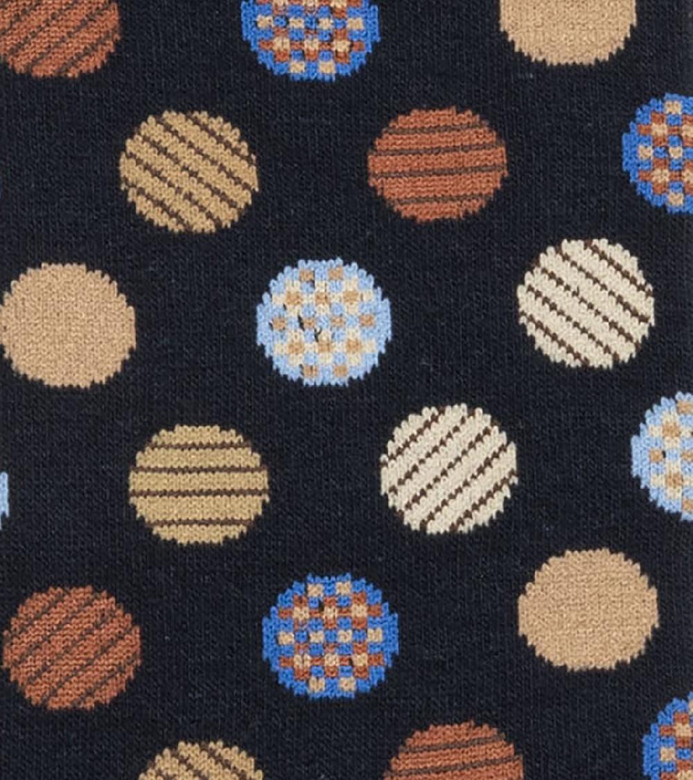 Stacy Adams Dots Men's Crew Dress Sock Men’s Socks