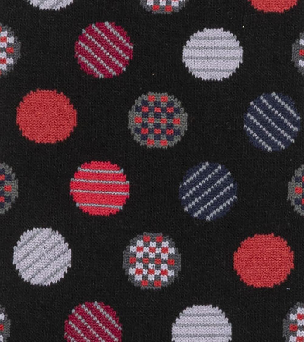 Stacy Adams Dots Men's Crew Dress Sock Men’s Socks