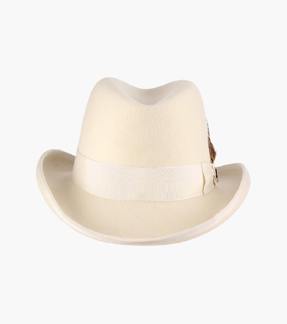Stacy Adams Elias Homburg Hat Wool Hat Men’s Hats