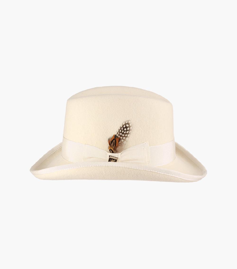 Stacy Adams Elias Homburg Hat Wool Hat Men’s Hats