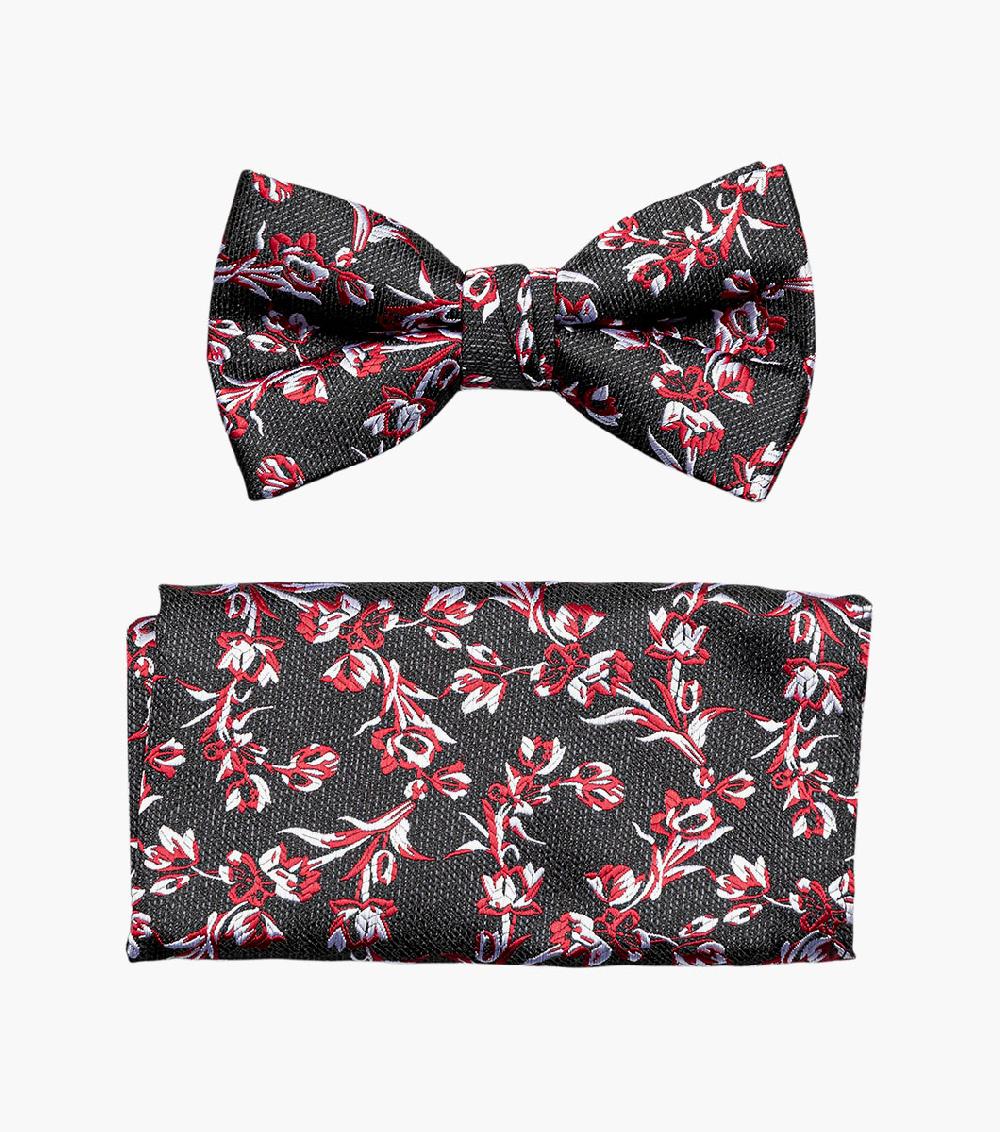 stacy adams Ethan Bow Tie & Hanky Set Men’s Ties