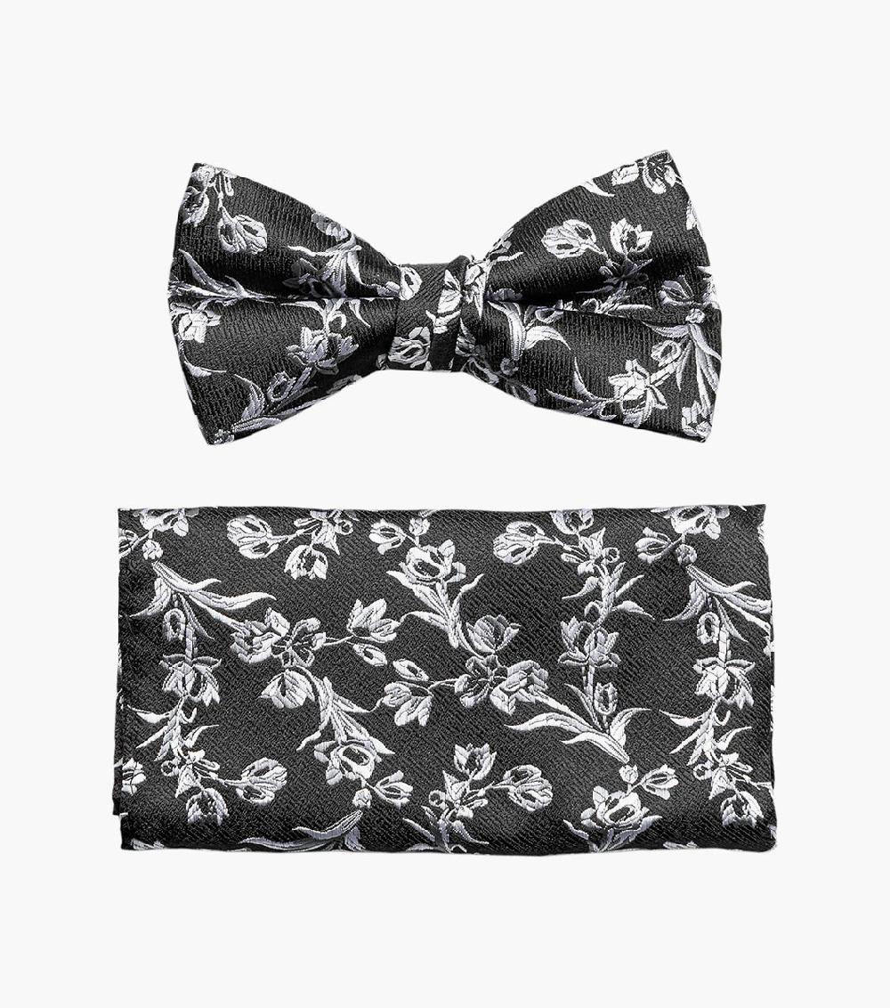 stacy adams Ethan Bow Tie & Hanky Set Men’s Ties