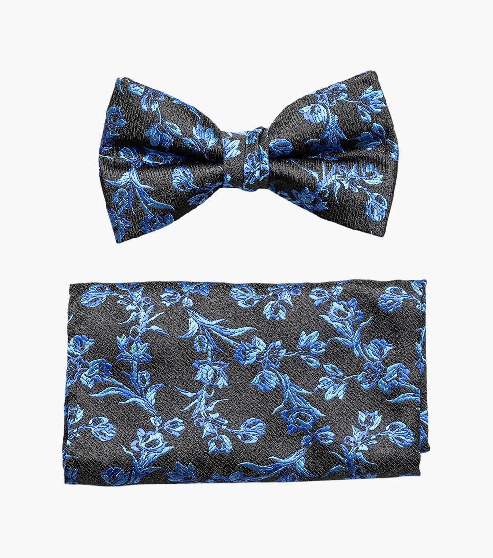 stacy adams Ethan Bow Tie & Hanky Set Men’s Ties