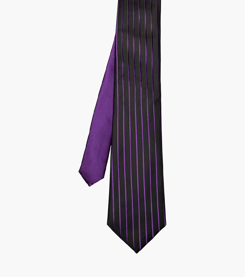 Stacy Adams Formal Purple Tie & Hanky Set Men’s Ties