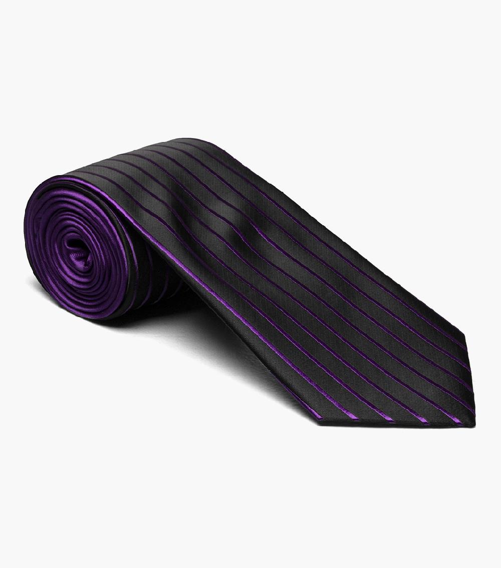 Stacy Adams Formal Purple Tie & Hanky Set Men’s Ties