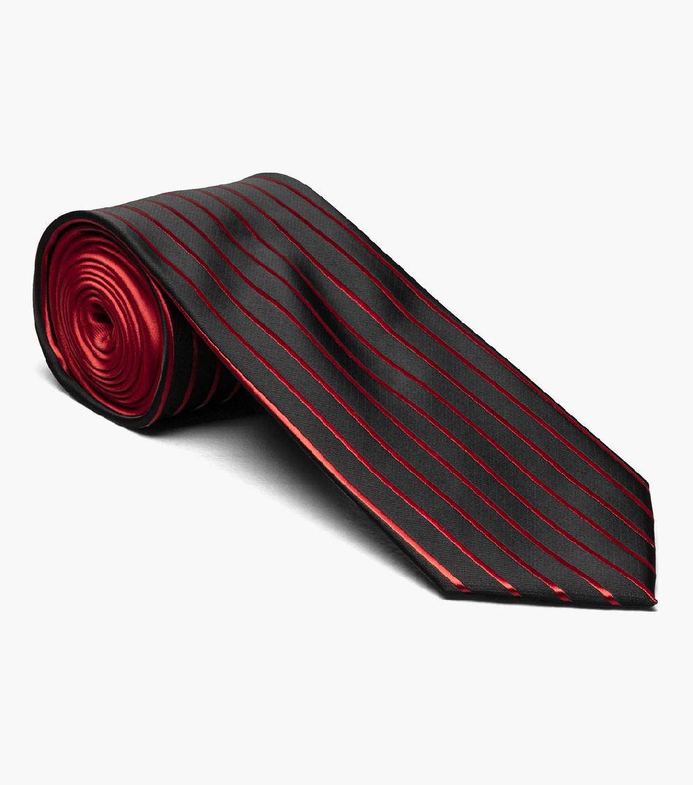 Stacy Adams Formal Red Tie & Hanky Set Men’s Ties