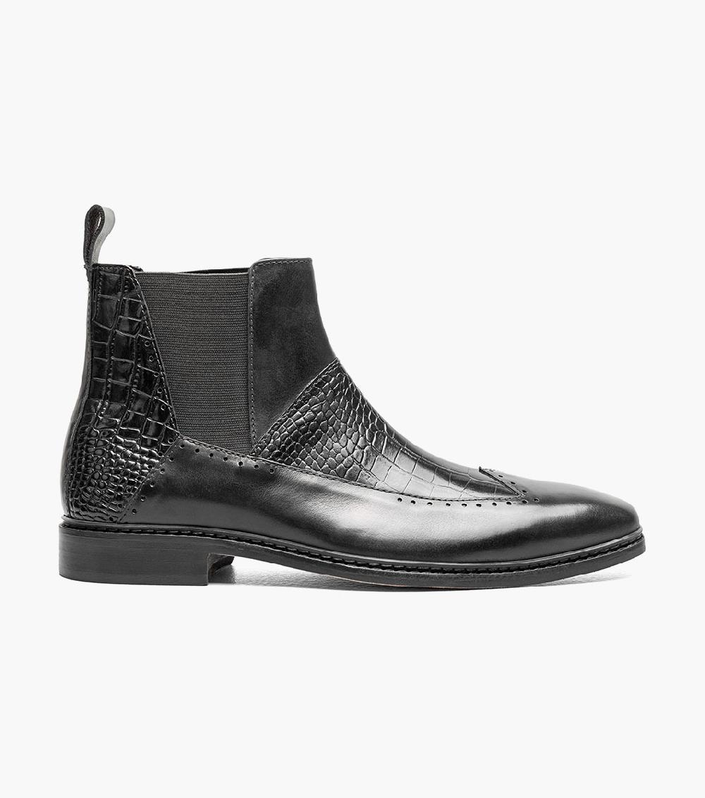 Stacy Adams Garza Wingtip Chelsea Boot Men’s Boots