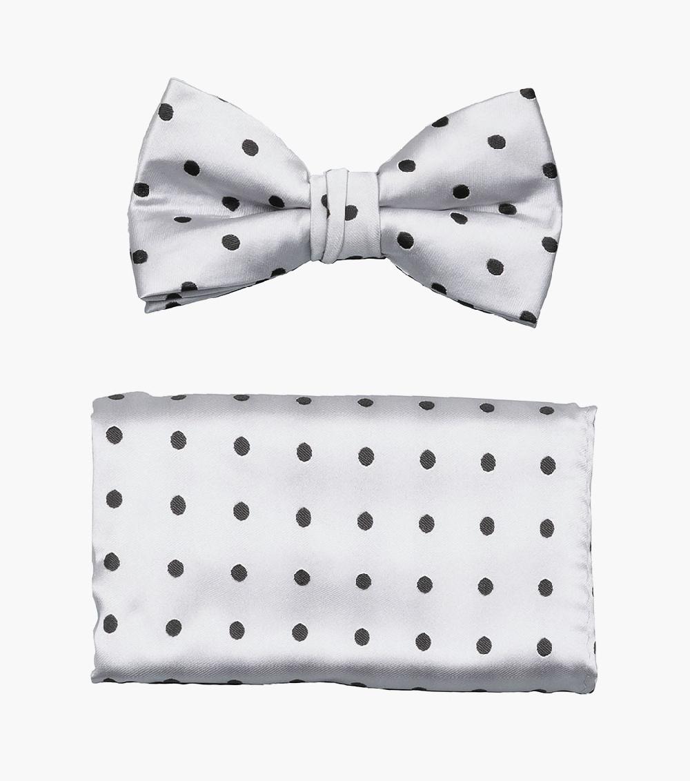 stacy adams Giroux Bow Tie & Hanky Set Men’s Ties