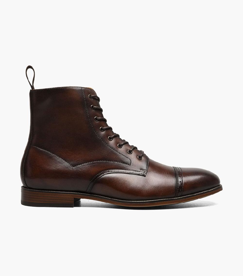 Stacy Adams Henry Cap Toe Lace Up Boot Men’s Boots