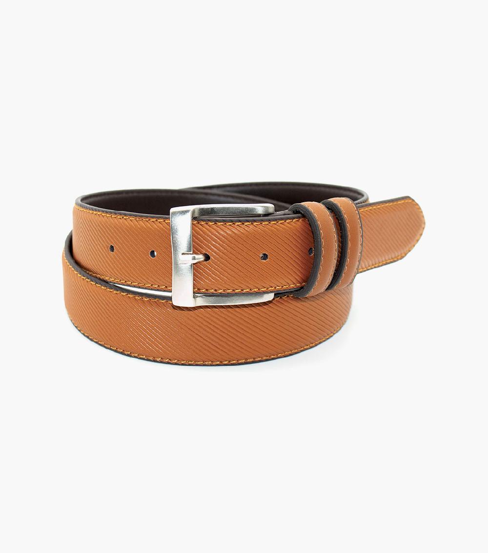 stacy adams Lennox Embossed Belt Men’s Belts