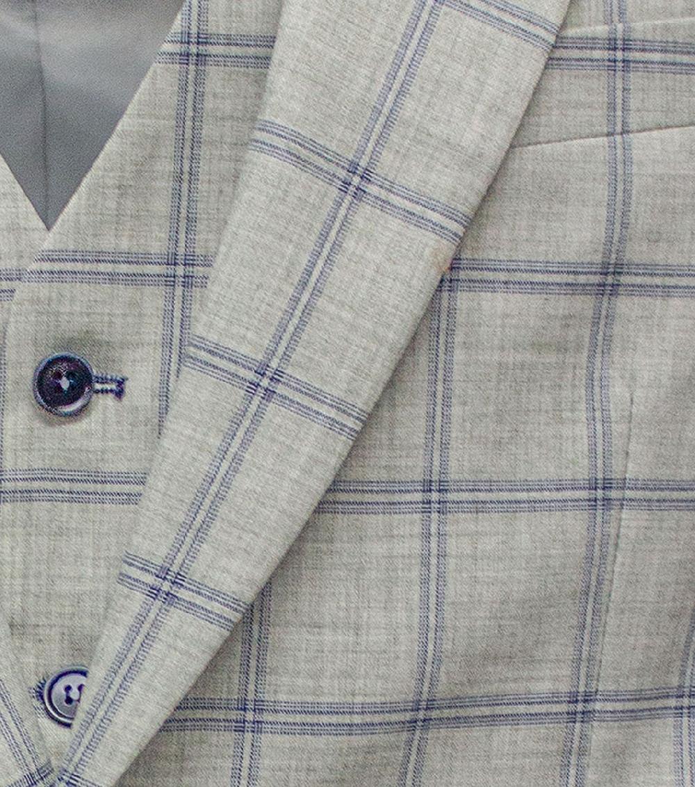 Stacy Adams Lloyd 3 Piece Vested Suit Men’s Suits