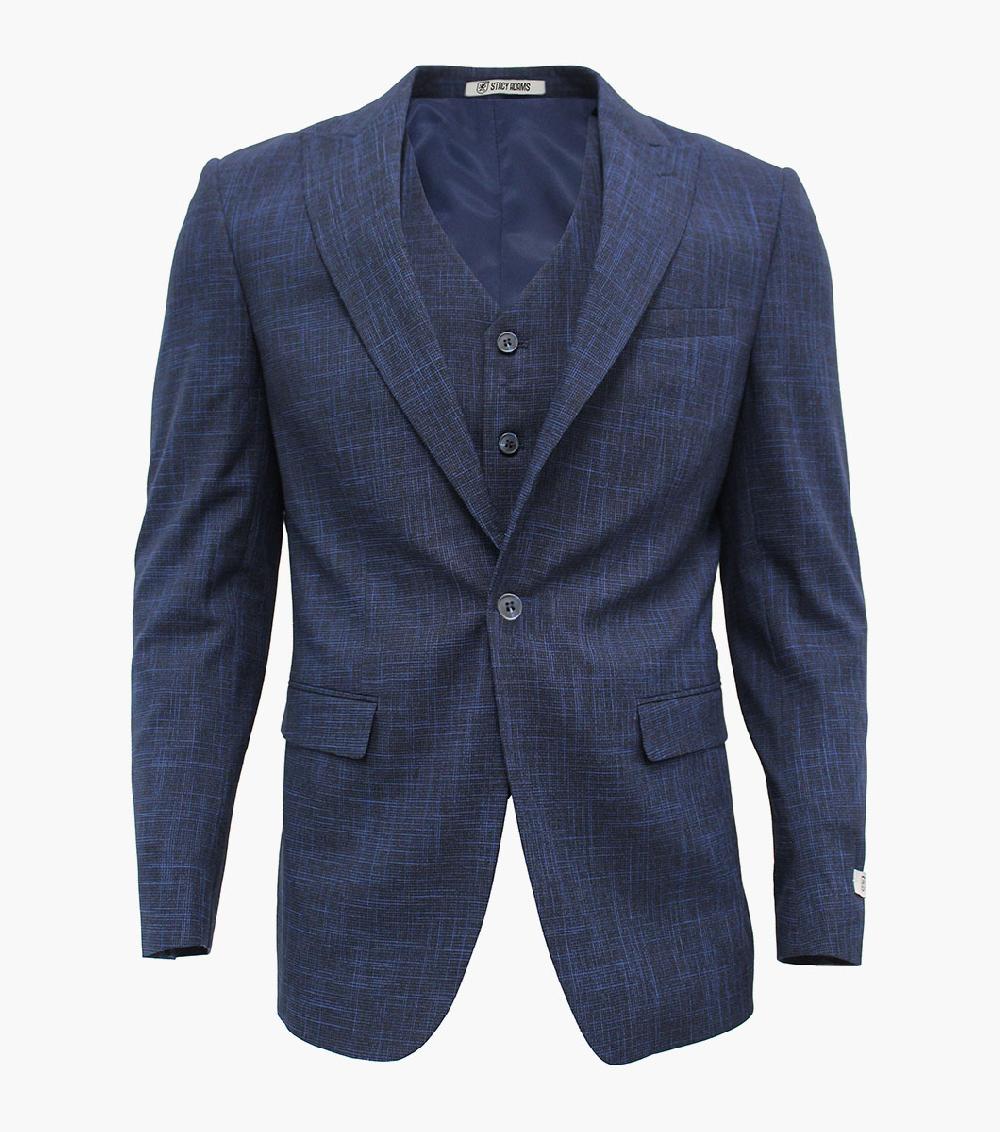 Stacy Adams Neeson 3 Piece Vested Suit Men’s Suits