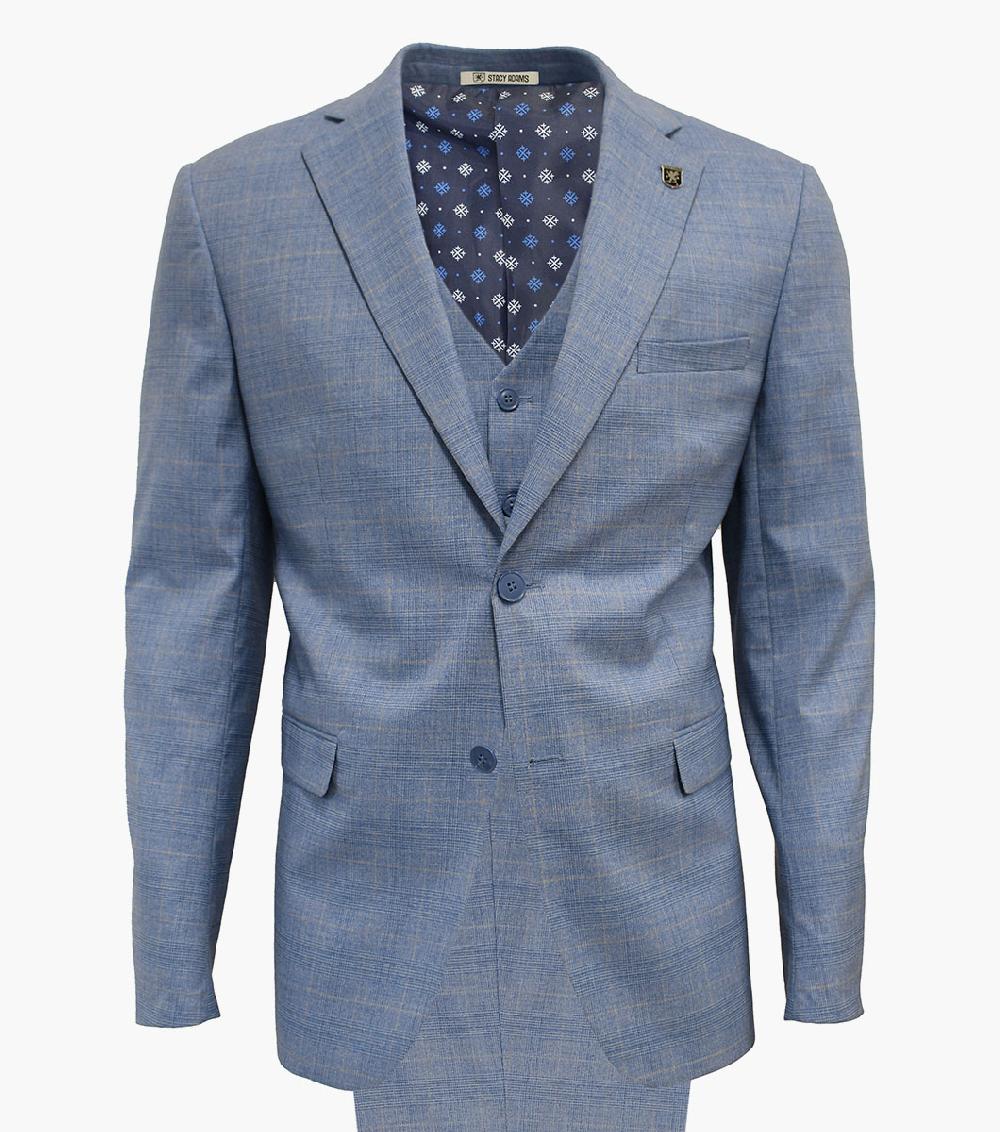 stacy adams Newman 3 Piece Vested Suit Men’s Suits