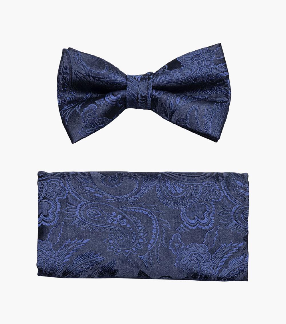 stacy adams Oliver Bow Tie & Hanky Set Men’s Ties