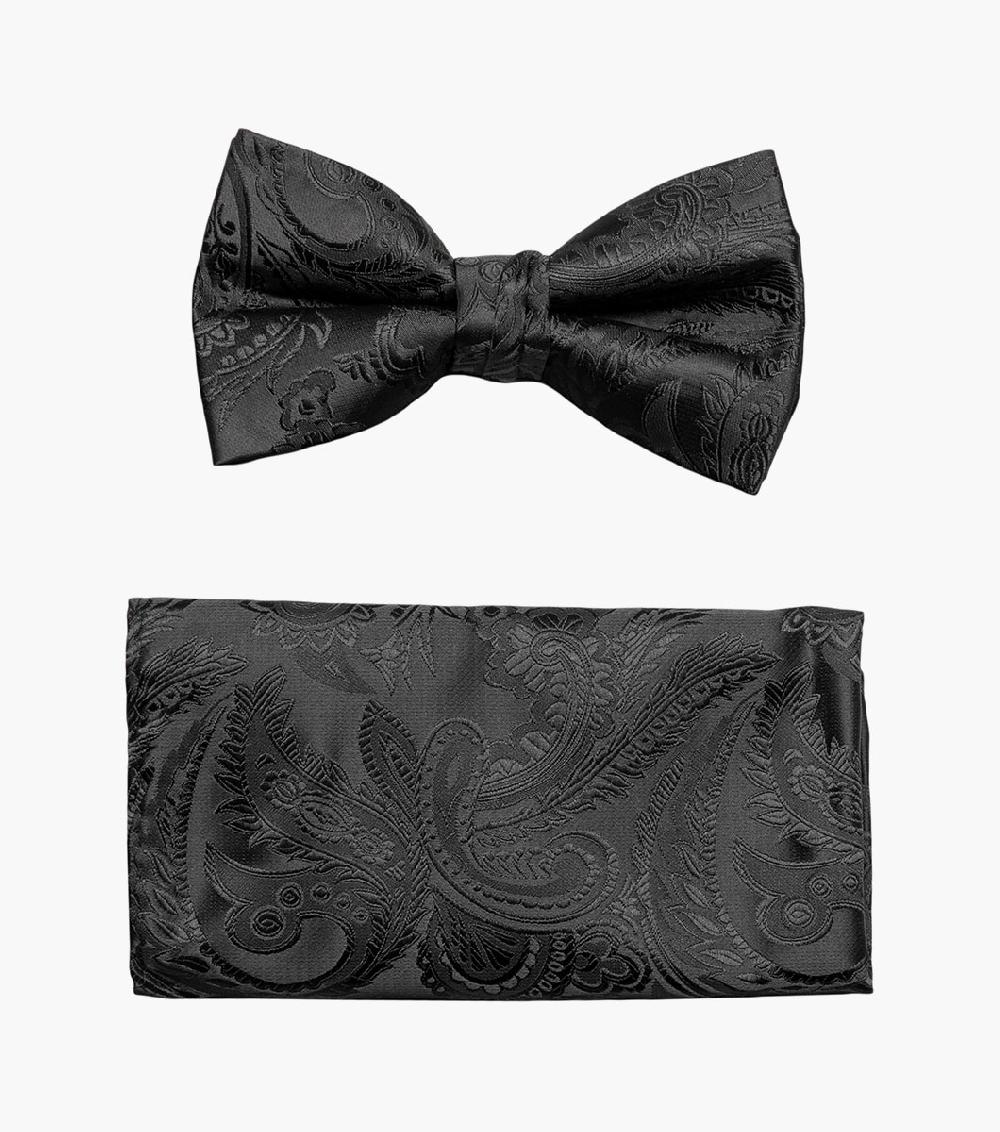 stacy adams Oliver Bow Tie & Hanky Set Men’s Ties