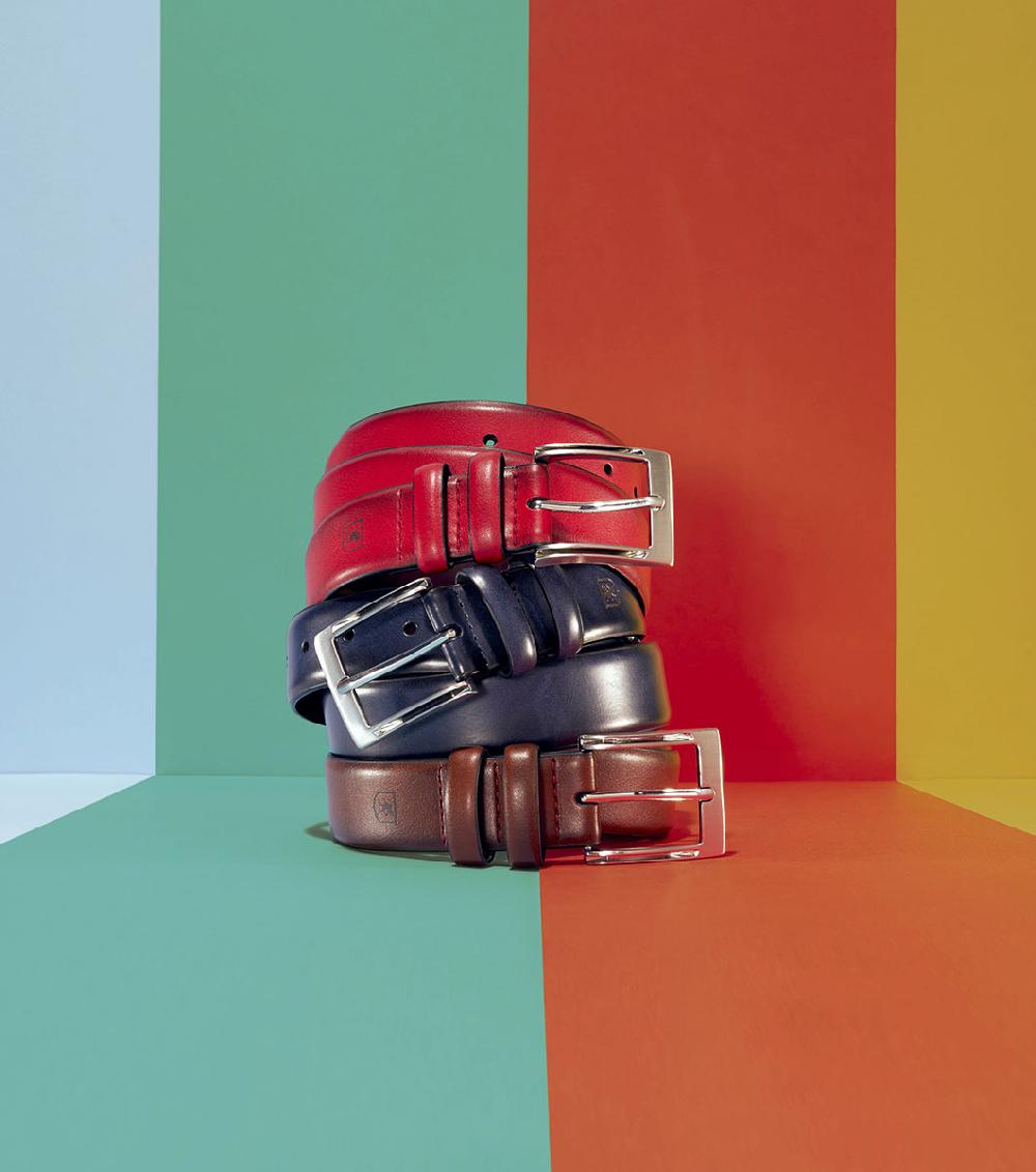 Stacy Adams Russell Double Strap Belt Men’s Belts