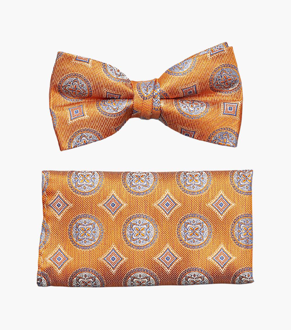 stacy adams Thiago Bow Tie & Hanky Set Men’s Ties