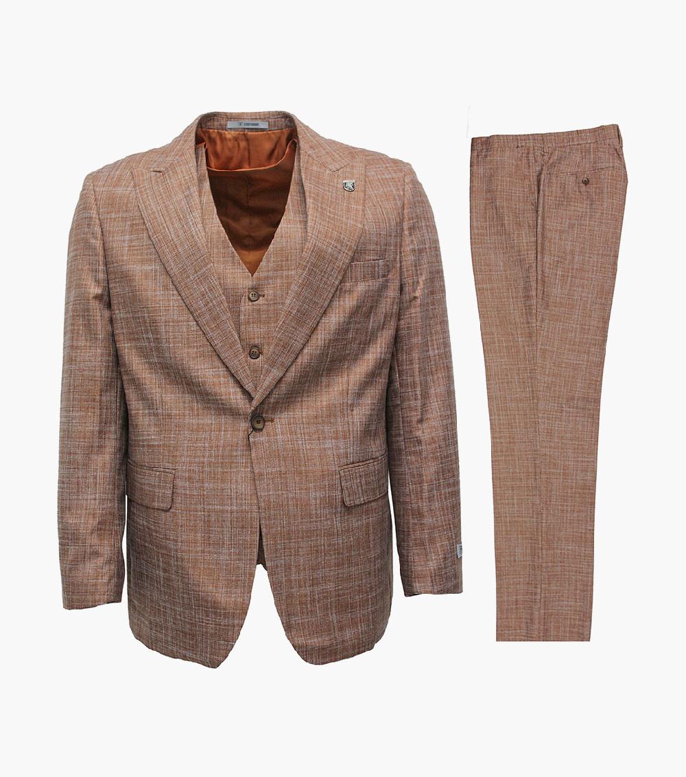 Stacy Adams Willis 3 Piece Vested Suit Men’s Suits