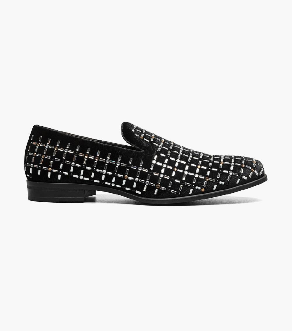 Stacy Adams Stallford Rhinestone Slip On Men’s Dress Shoes