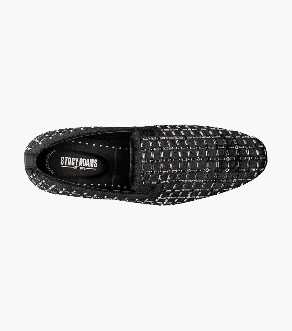 Stacy Adams Stallford Rhinestone Slip On Men’s Dress Shoes