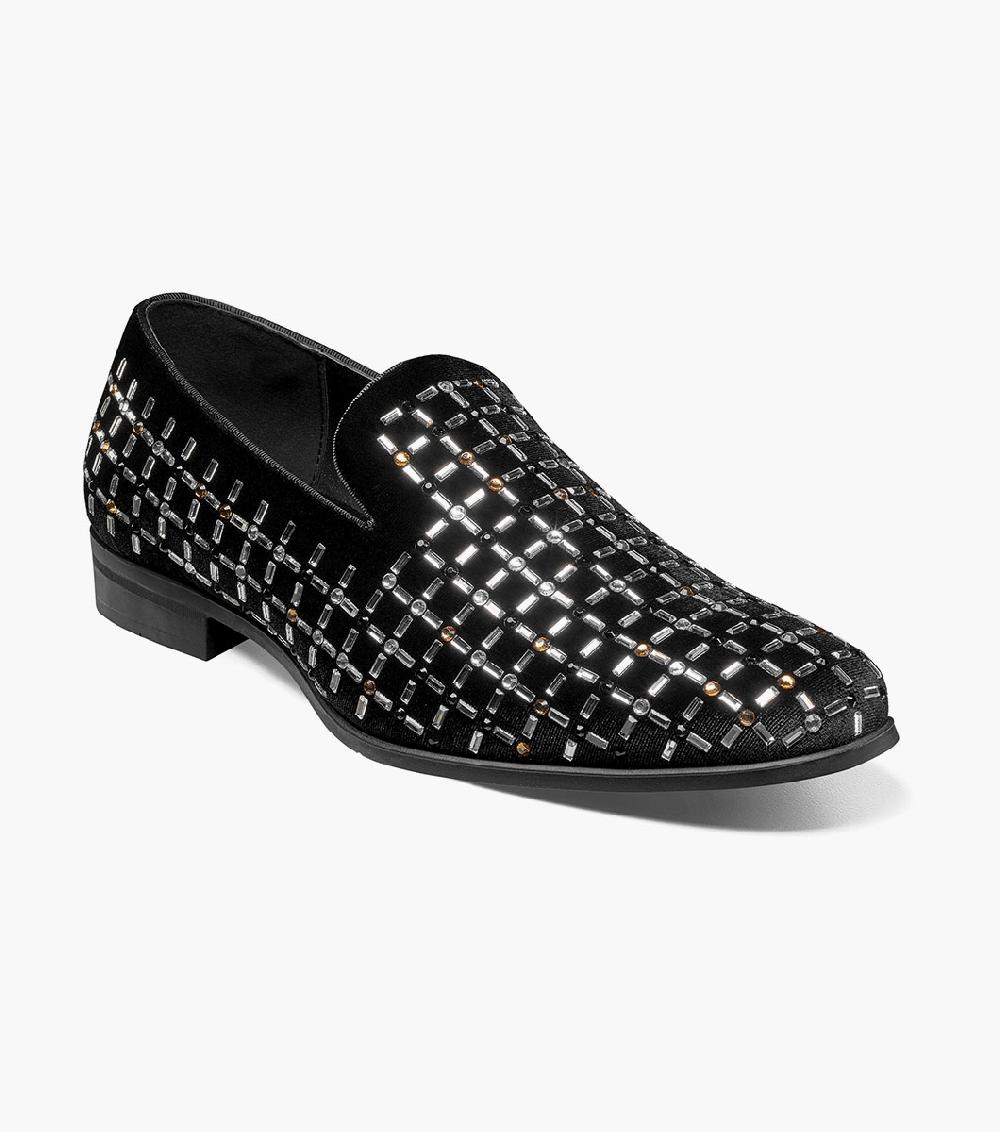 stacy adams Stallford Rhinestone Slip On Men’s Dress Shoes
