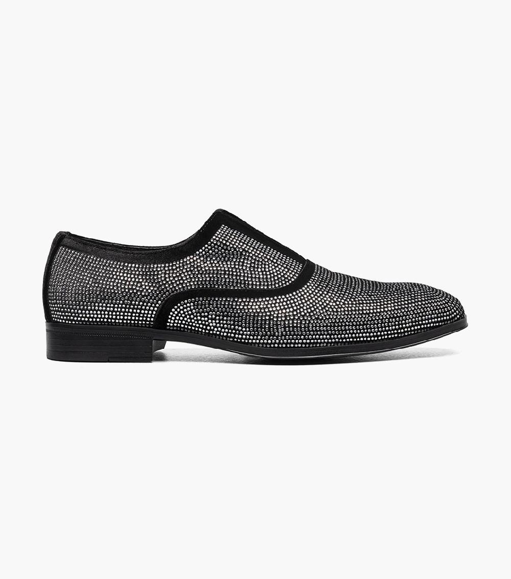 Stacy Adams Starleigh Rhinestone Plain Toe Slip On Men’s Dress Shoes