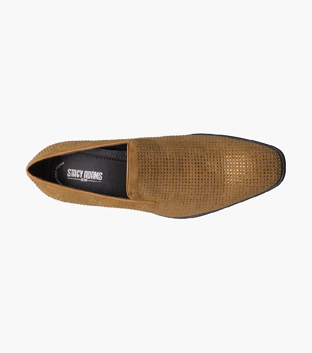 Stacy Adams Suave Rhinestone Slip On Men’s Dress Shoes