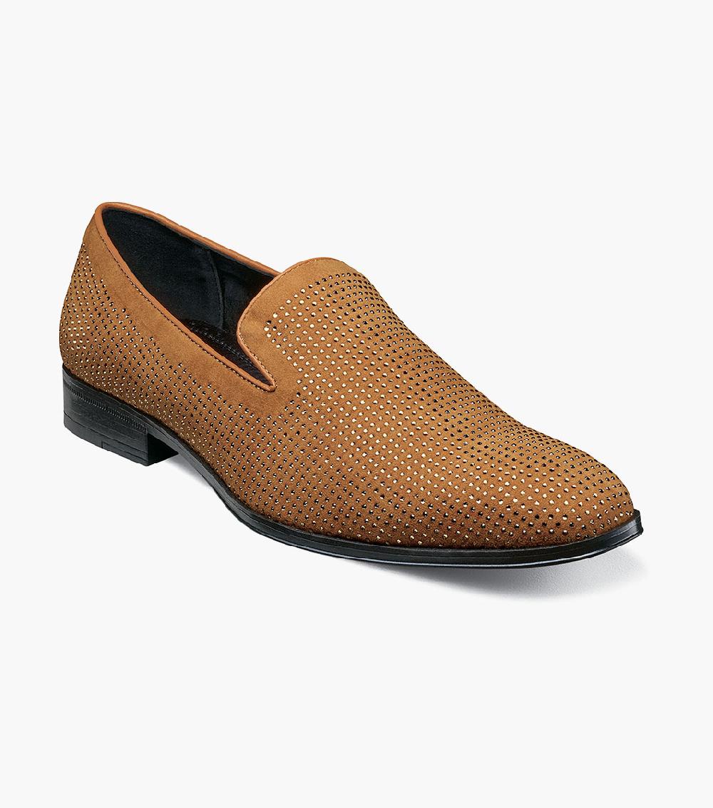 stacy adams Suave Rhinestone Slip On Men’s Dress Shoes