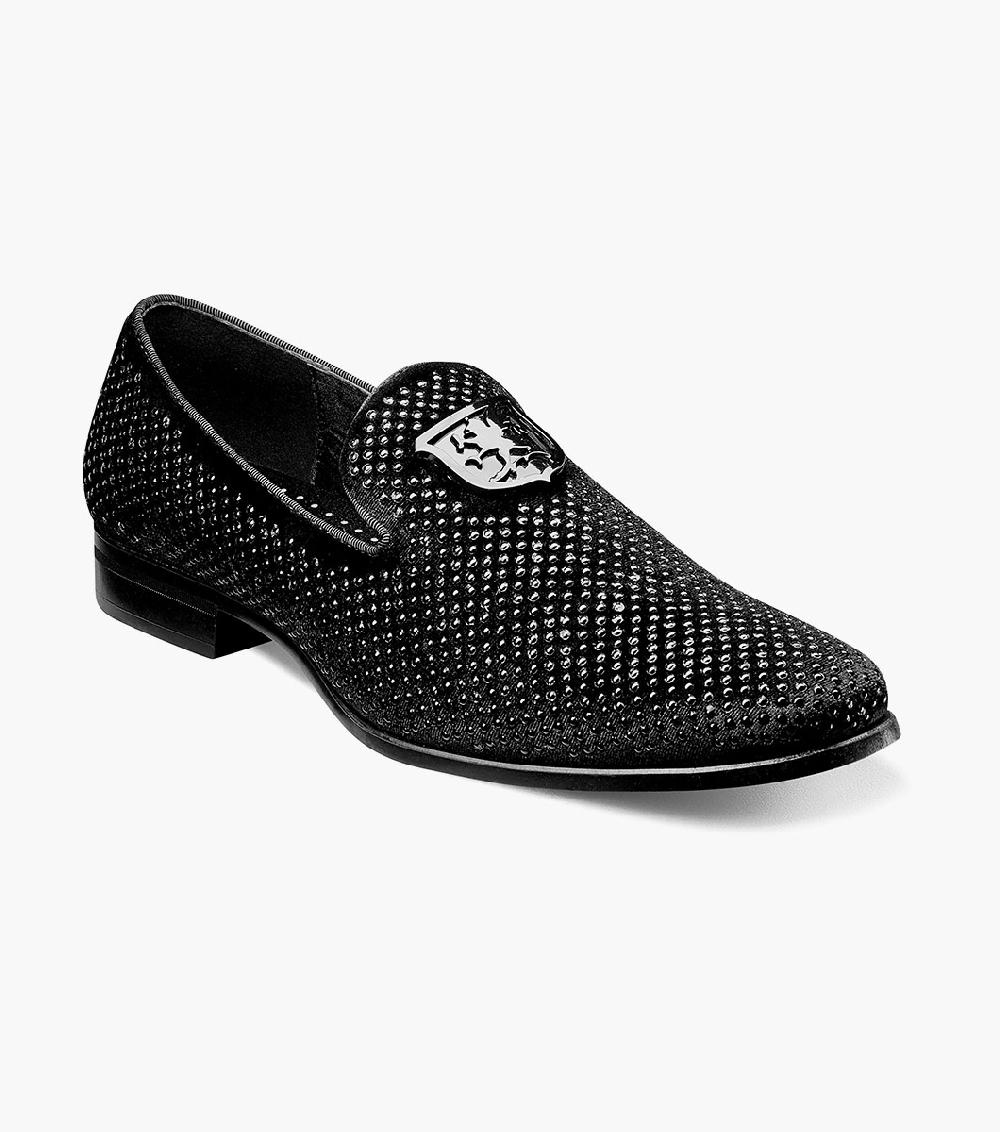 stacy adams Swagger Studded Slip On Men’s Dress Shoes