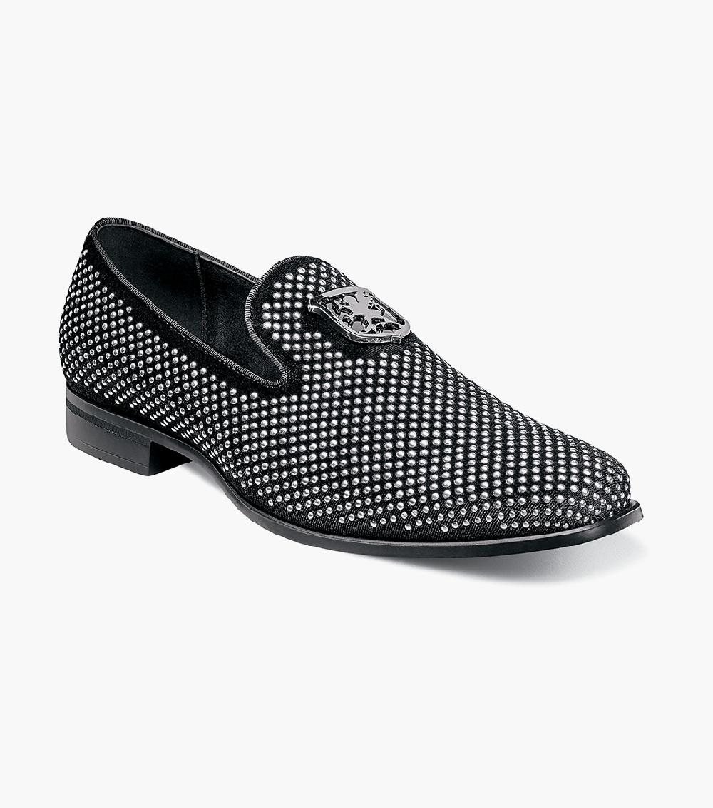 stacy adams Swagger Studded Slip On Men’s Dress Shoes