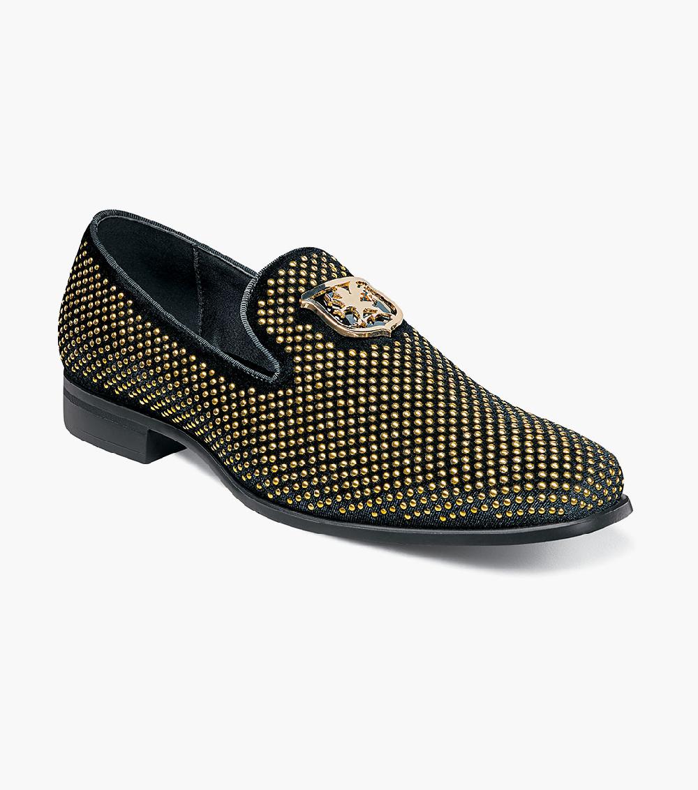 stacy adams Swagger Studded Slip On Men’s Dress Shoes