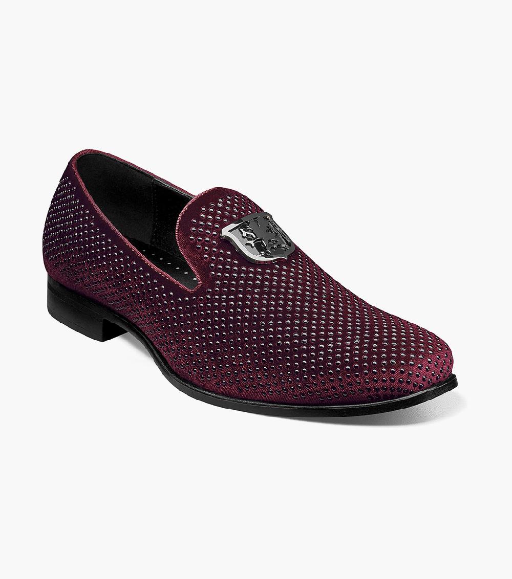 stacy adams Swagger Studded Slip On Men’s Dress Shoes