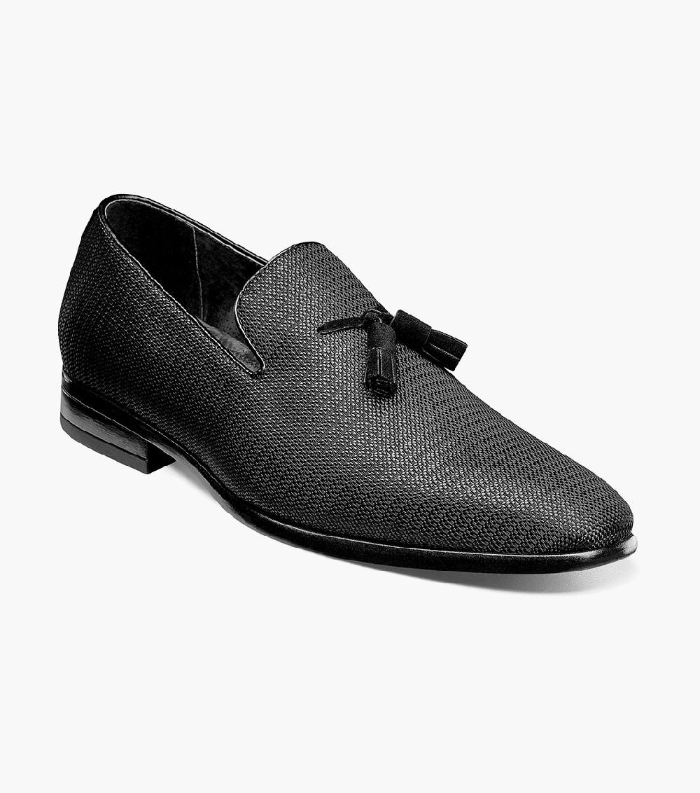 stacy adams Tazewell Plain Toe Tassel Slip On Men’s Dress Shoes