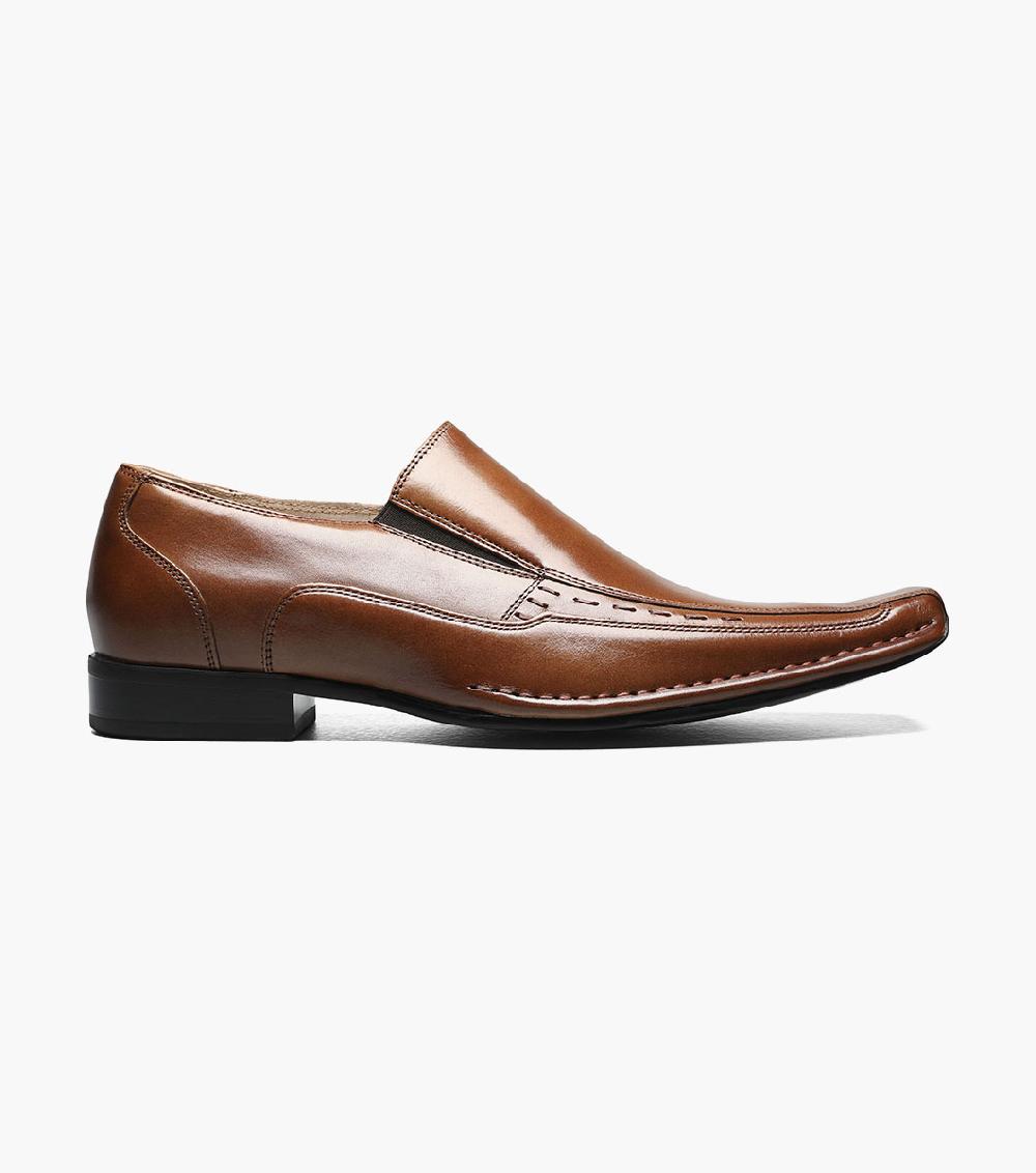 Stacy Adams Templin Bike Toe Loafer Men’s Dress Shoes