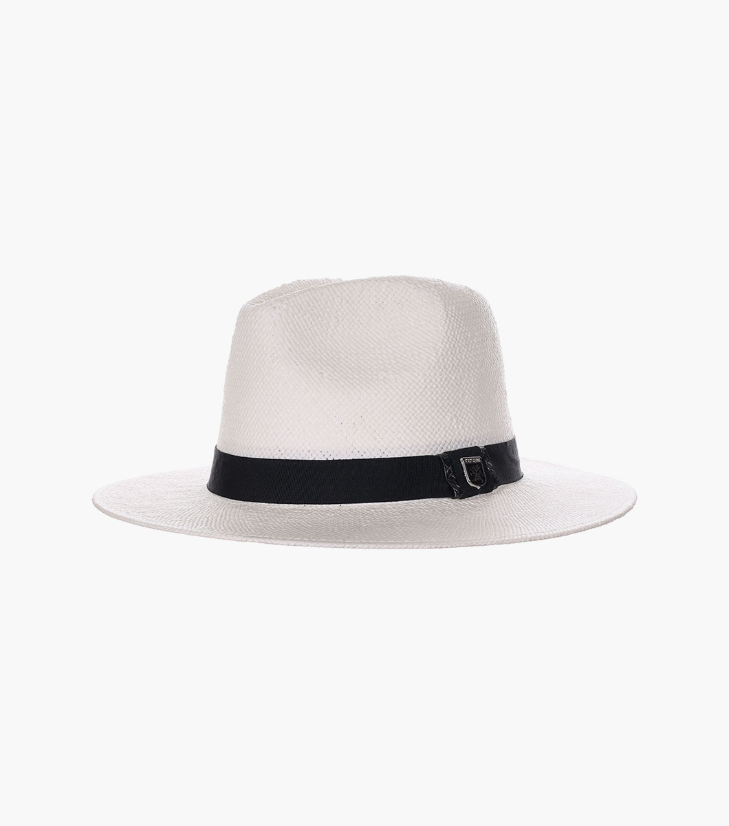 stacy adams Torno Fedora Toyo Pinch Front Hat Men’s Hats